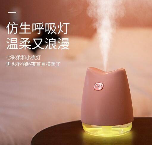 Daixiaozhu usb Humidifier, Mini Desktop Humidifier, Seven-color Night Light Humidifier details Picture