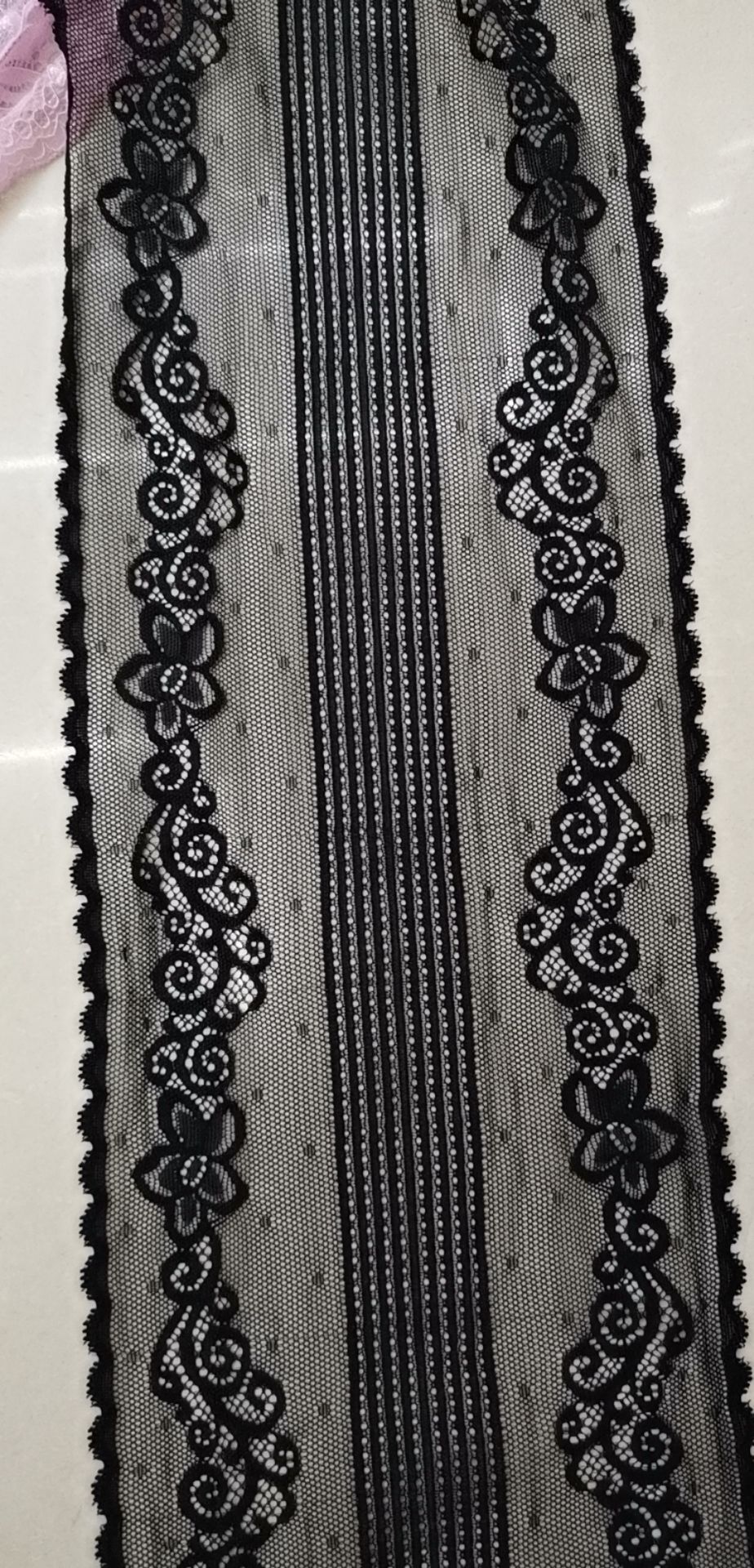 Factory direct sales of high-quality and reasonably priced lace wide trim 18-20 cm underwear and vest clothing Specification image