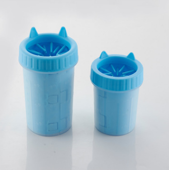 Pet supplies cartoon super cute foot washer claw cup easy to clean soft silica gel brush cat and dog pet foot cup thumbnail