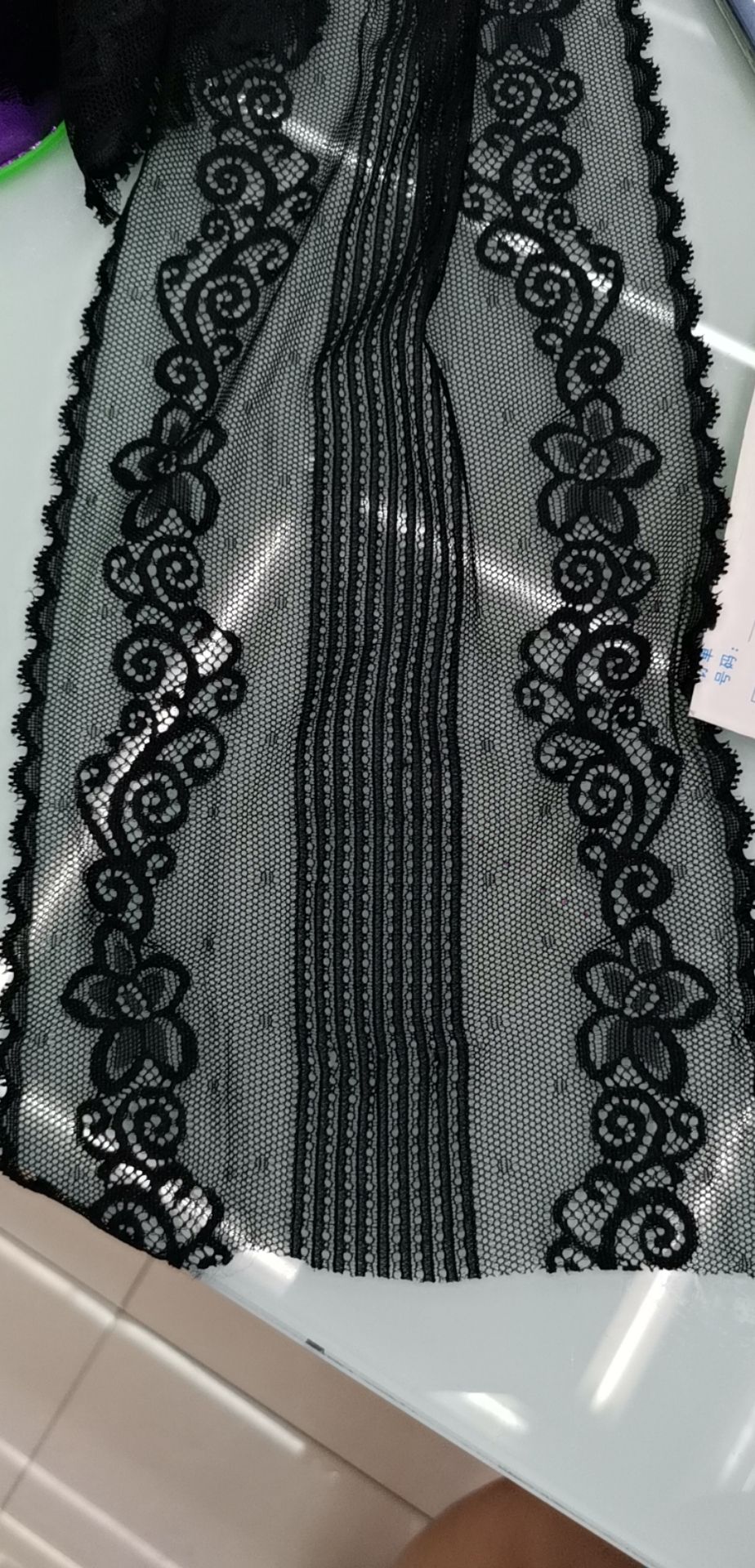 Factory direct sales of high-quality and reasonably priced lace wide trim 18-20 cm underwear and vest clothing