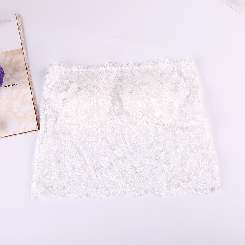 2019新款长款蕾丝裹胸 夏季性感百搭无钢圈打底抹胸女士内衣批发产品图