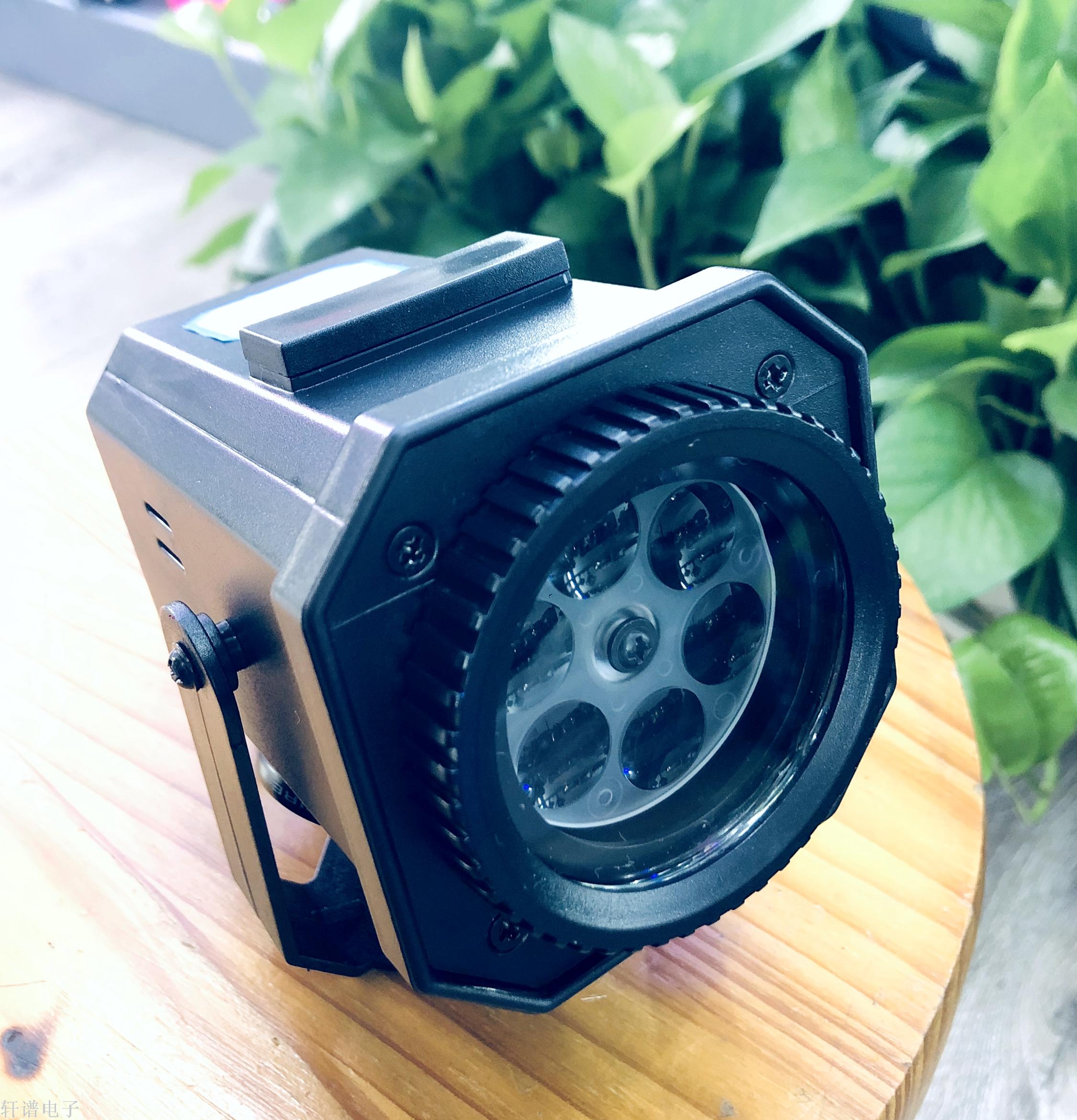 插卡四合一圣诞节万圣节LED高亮度欧规圆插投影草坪灯舞台灯