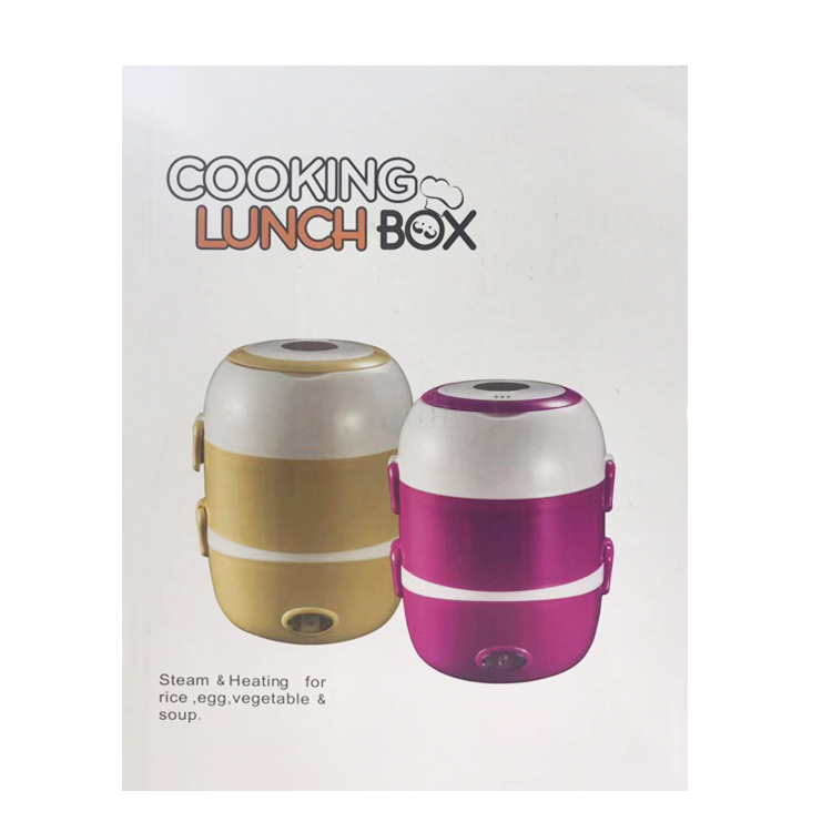 Double-layer multi-purpose rice cooker stainless steel inner tank cooking electric heating rice box Cooking rice box full figure