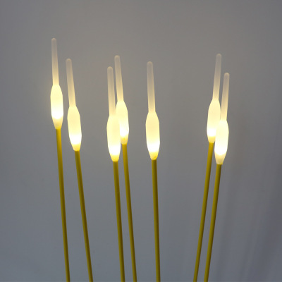 Led landscape lights outdoor waterproof acrylic rod insert lights square decorated with LED reed lights