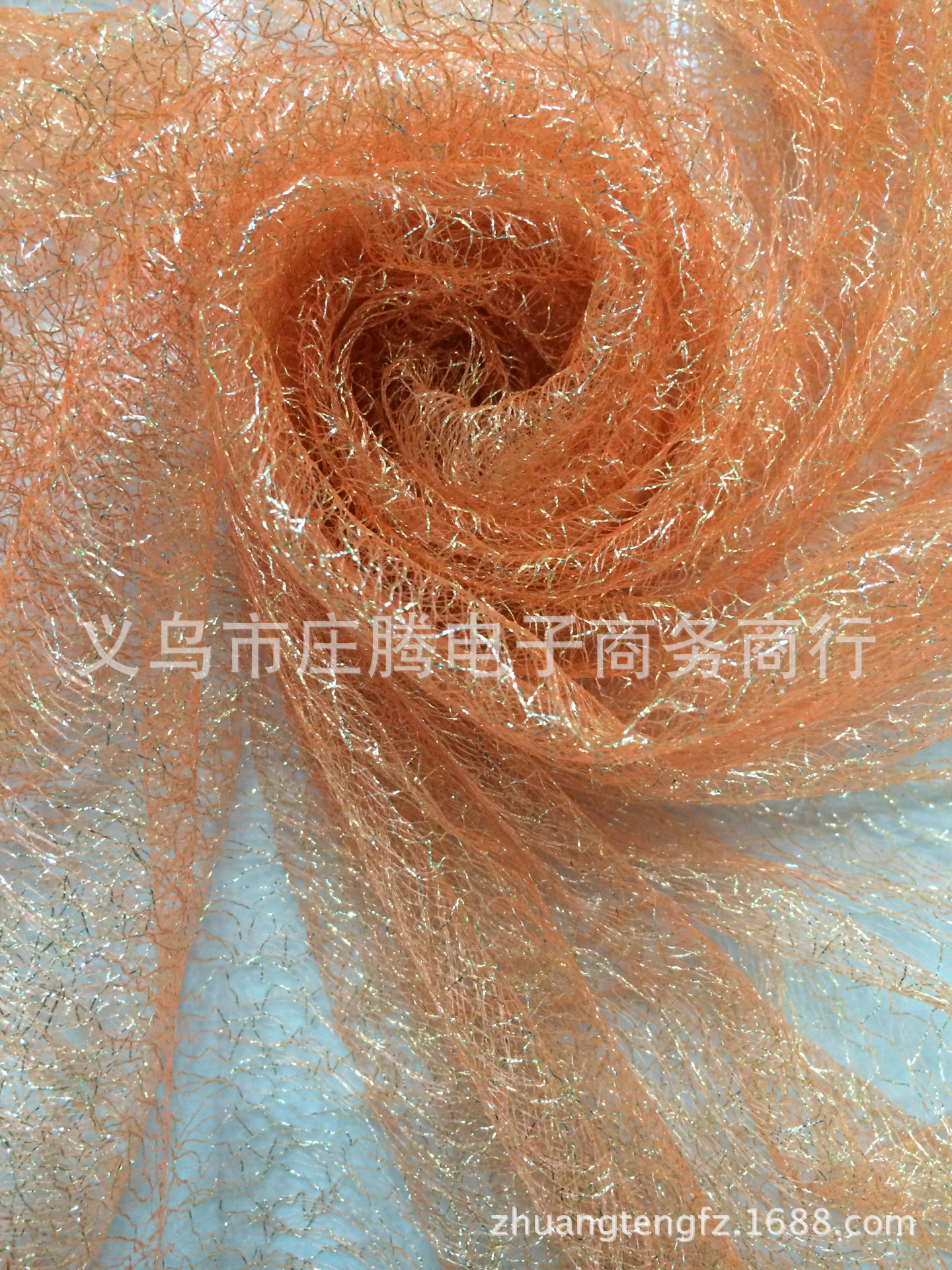 Gold and silver thread random mesh warp knitted mesh fabric children's clothing accessories, toy clothing accessories, headwear accessories