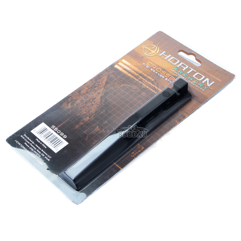 20mm宽瞄准器电筒激光专用弓弩导轨白底实物图