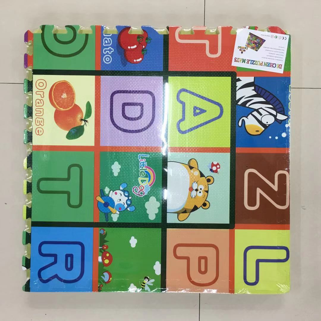 1.0cm cartoon pattern EVA puzzle puzzle for children Puzzle mat for children anti-slip and anti-drop mat