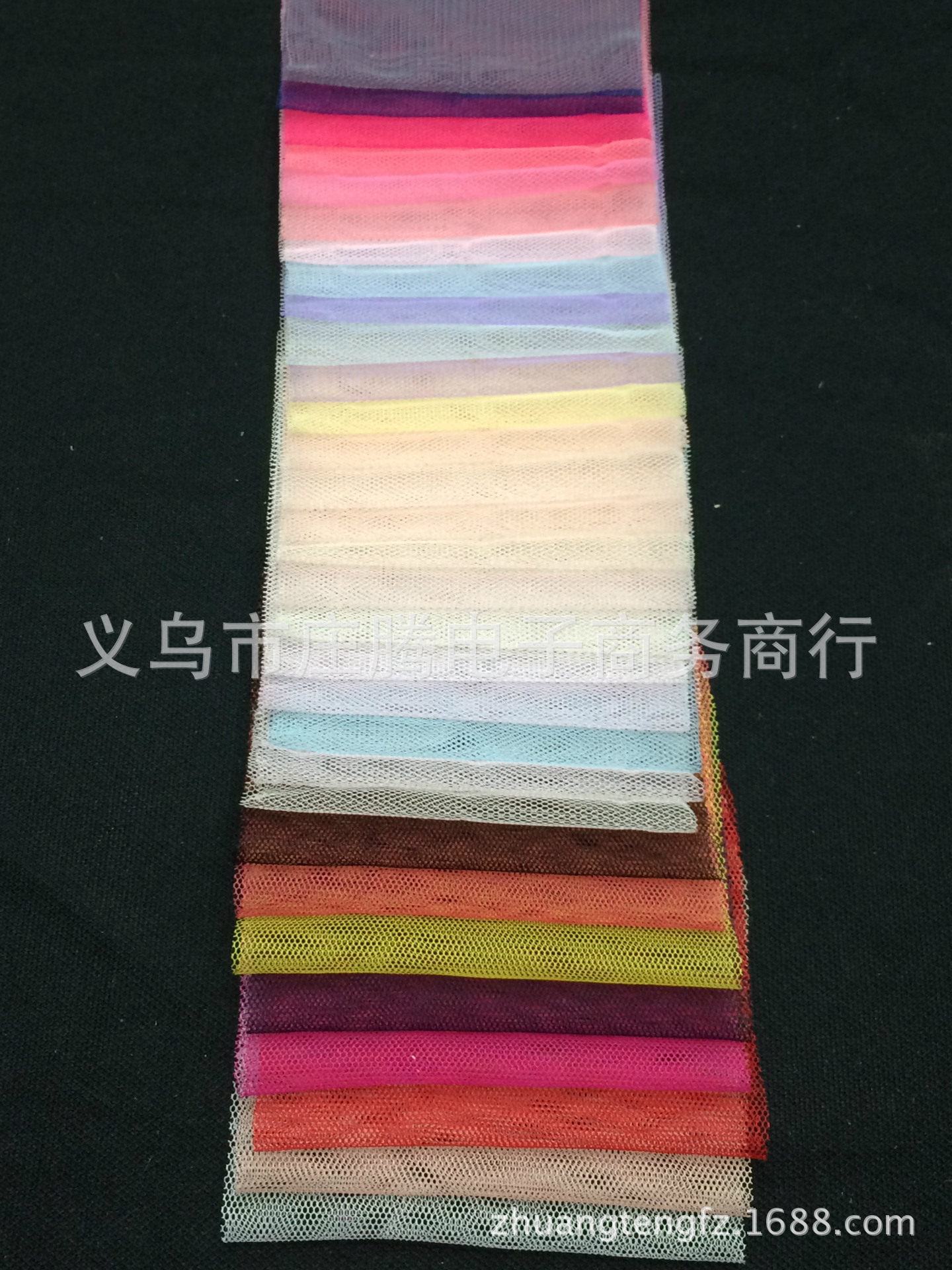 30A polyester mesh fabric base fabric, children's clothing accessories, wedding dress mesh, mosquito net yarn, headwear accessories Specification image