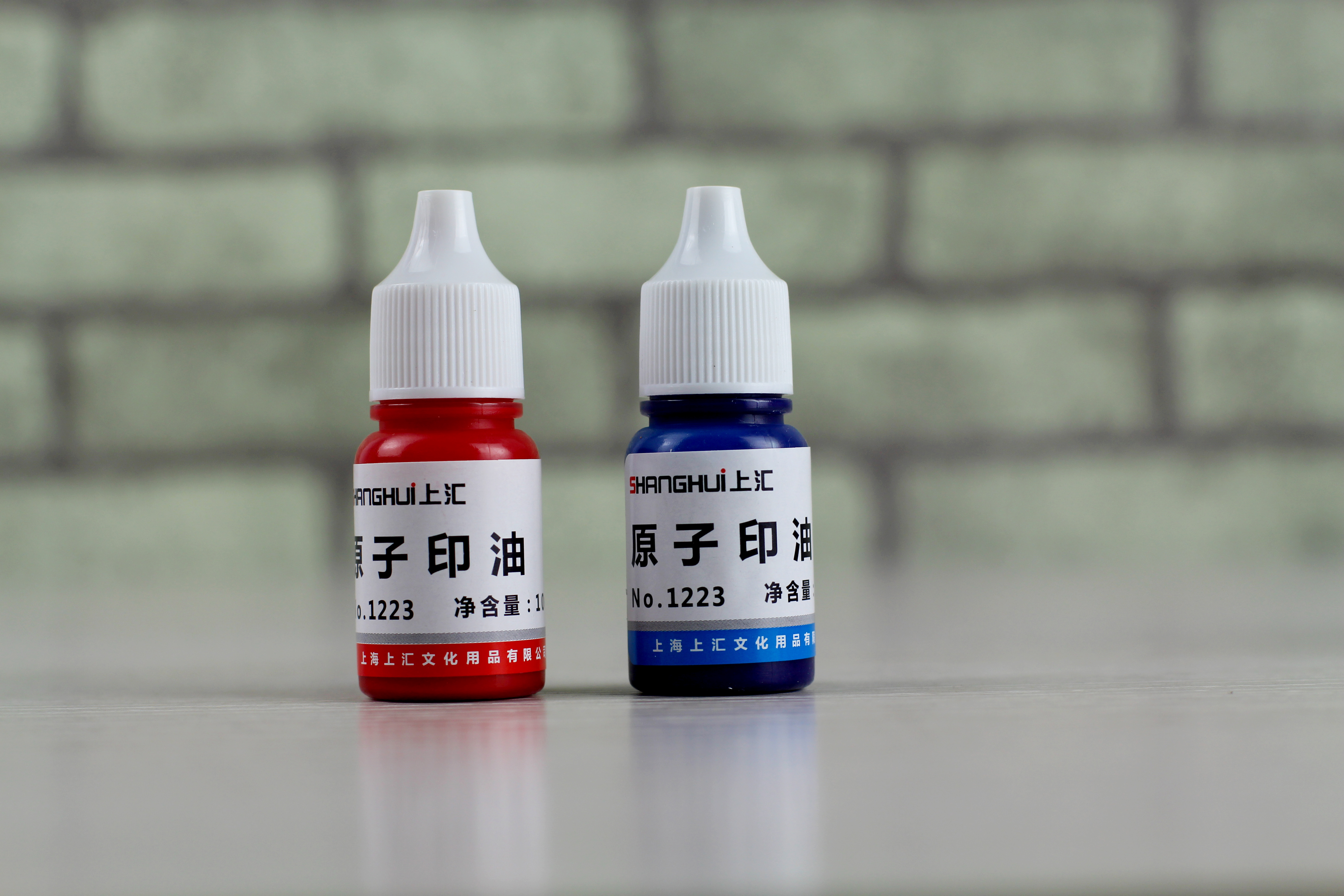 原子印油红色蓝色印油原子印章专用油墨添加剂快干印台油光敏印油