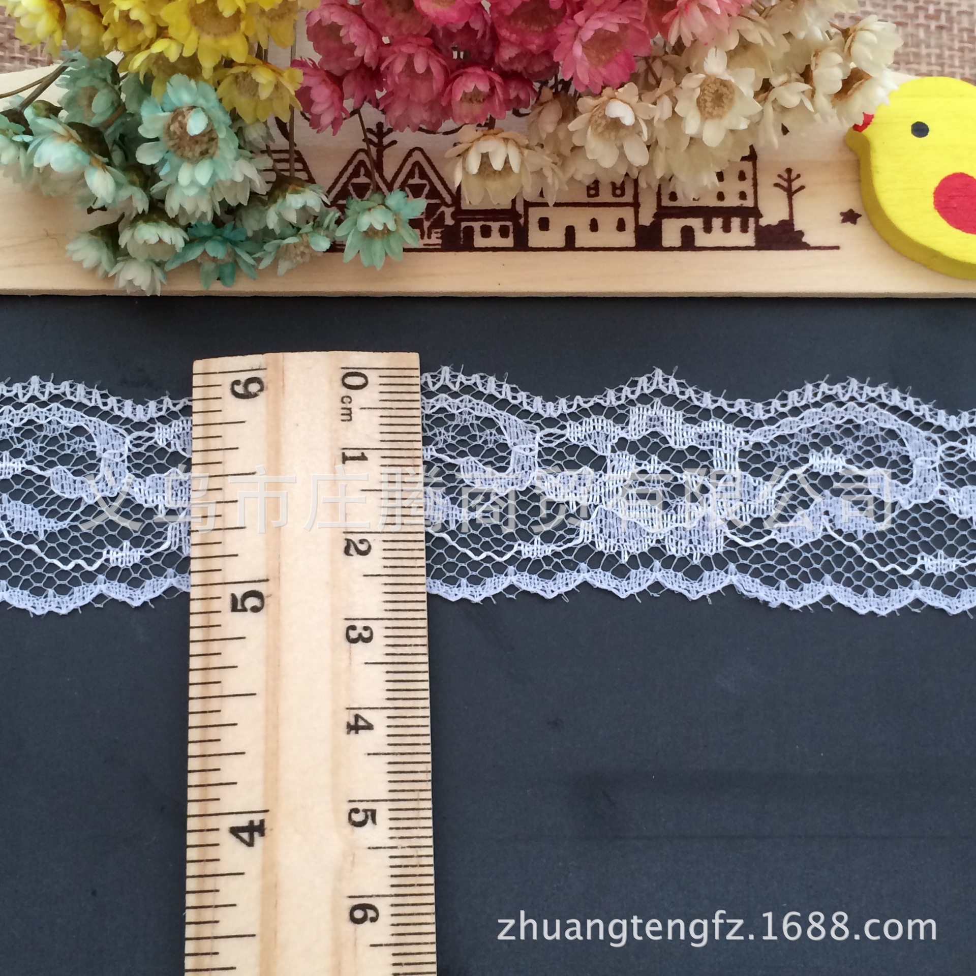 无弹花边/28MM花边/服装辅料产品图