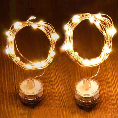 LED Christmas Lights LED Holiday Lights copper wire lamp string twist waterproof lamp string candle diving lamp string