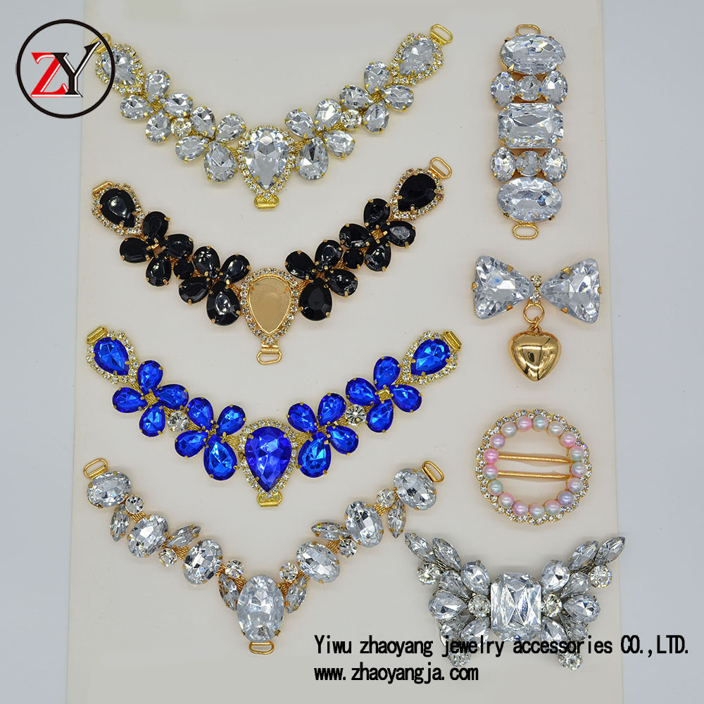 工厂直供 新款女式凉鞋鞋花 合金烧焊鞋扣 品质保证 zy072520细节图