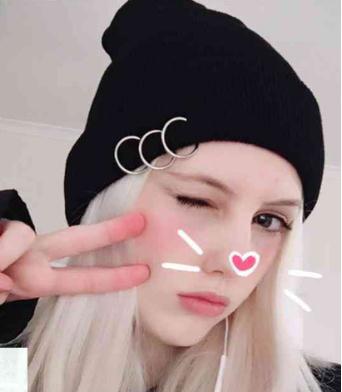 Aliexpress explosive hoop knit hat Metal ring hat Korean version of the new knit hat for autumn and winter warm cold hat full figure