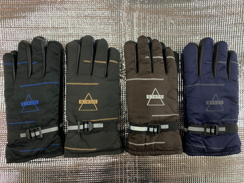 Guantes calientes para hombres de invierno mens plus fleece outdoor ride guantes calientes y a prueba de viento