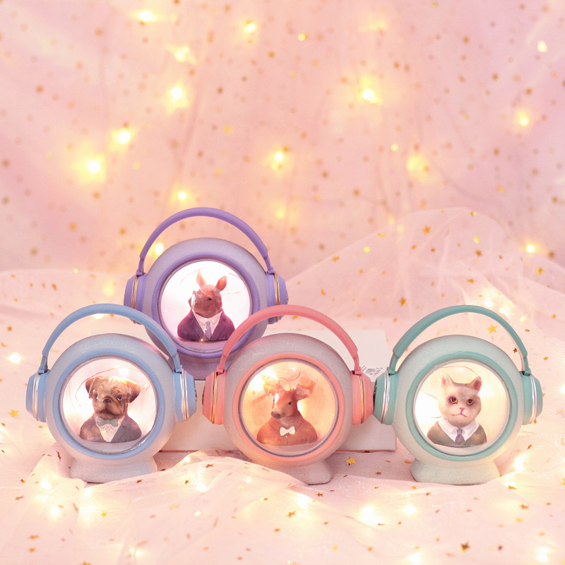 创意北欧风家居装饰摆件潮乐先森树脂工艺品学生礼品少女心细节图