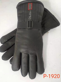 Imitation leather gloves thermal gloves padded thermal gloves long cycling trolley gloves