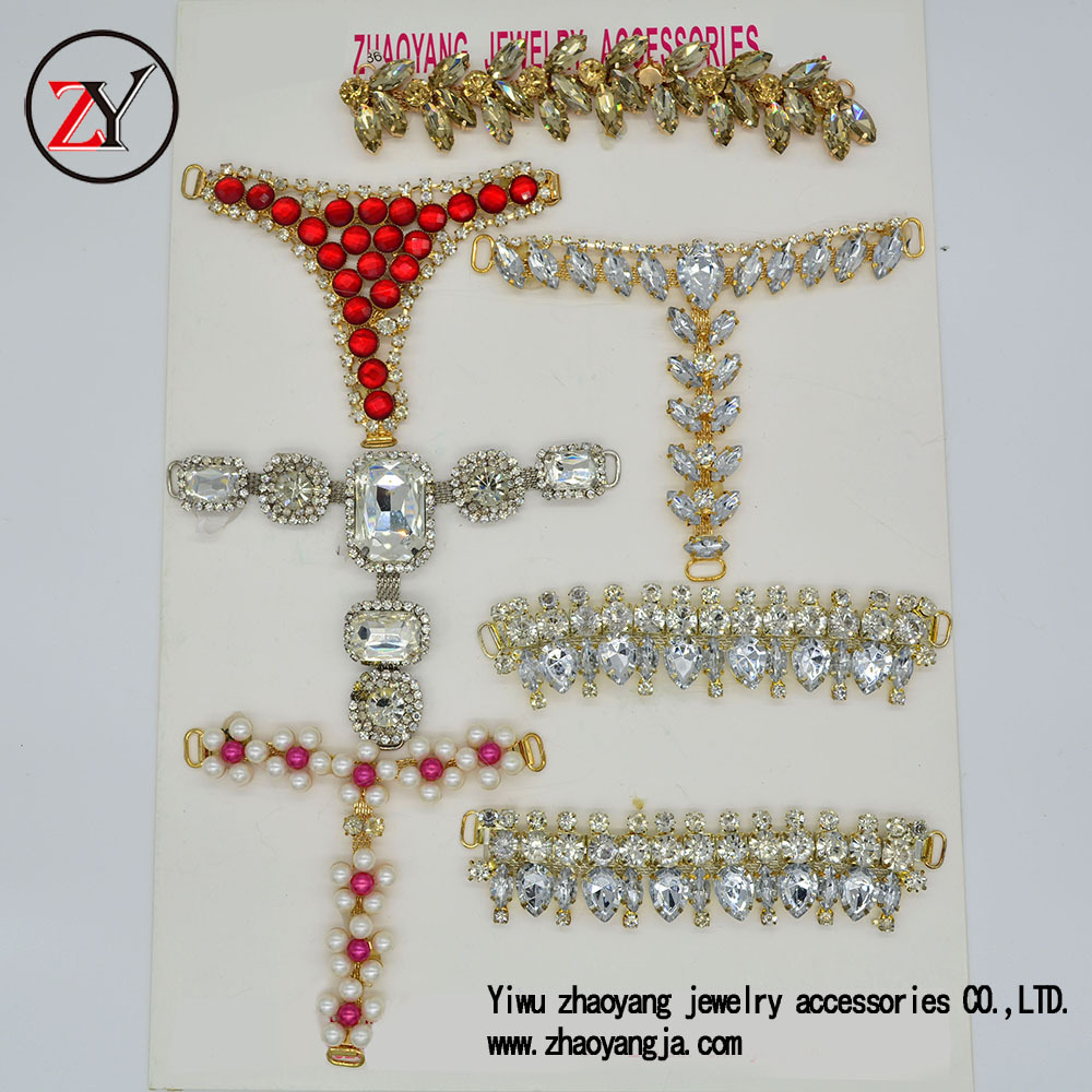 工厂直供 新款女式凉鞋鞋花 合金烧焊鞋扣 品质保证 zy072520