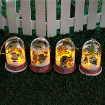 Micro landscape with lights Christmas decorations mysterious table decoration crafts small gifts