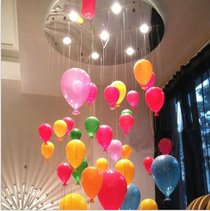 Color balloon window decoration living room chandelier children's room fantasy Venetian glass balloon chandelier