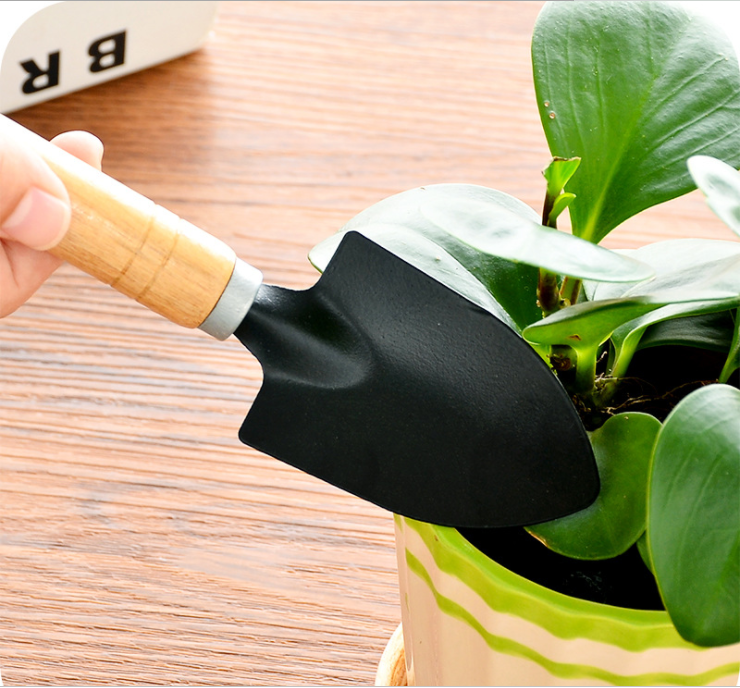 Potted spatula Grow flowers Grow flowers Gardening tools Grow succulent tools Set Mini three-piece household shovel Application Scenario
