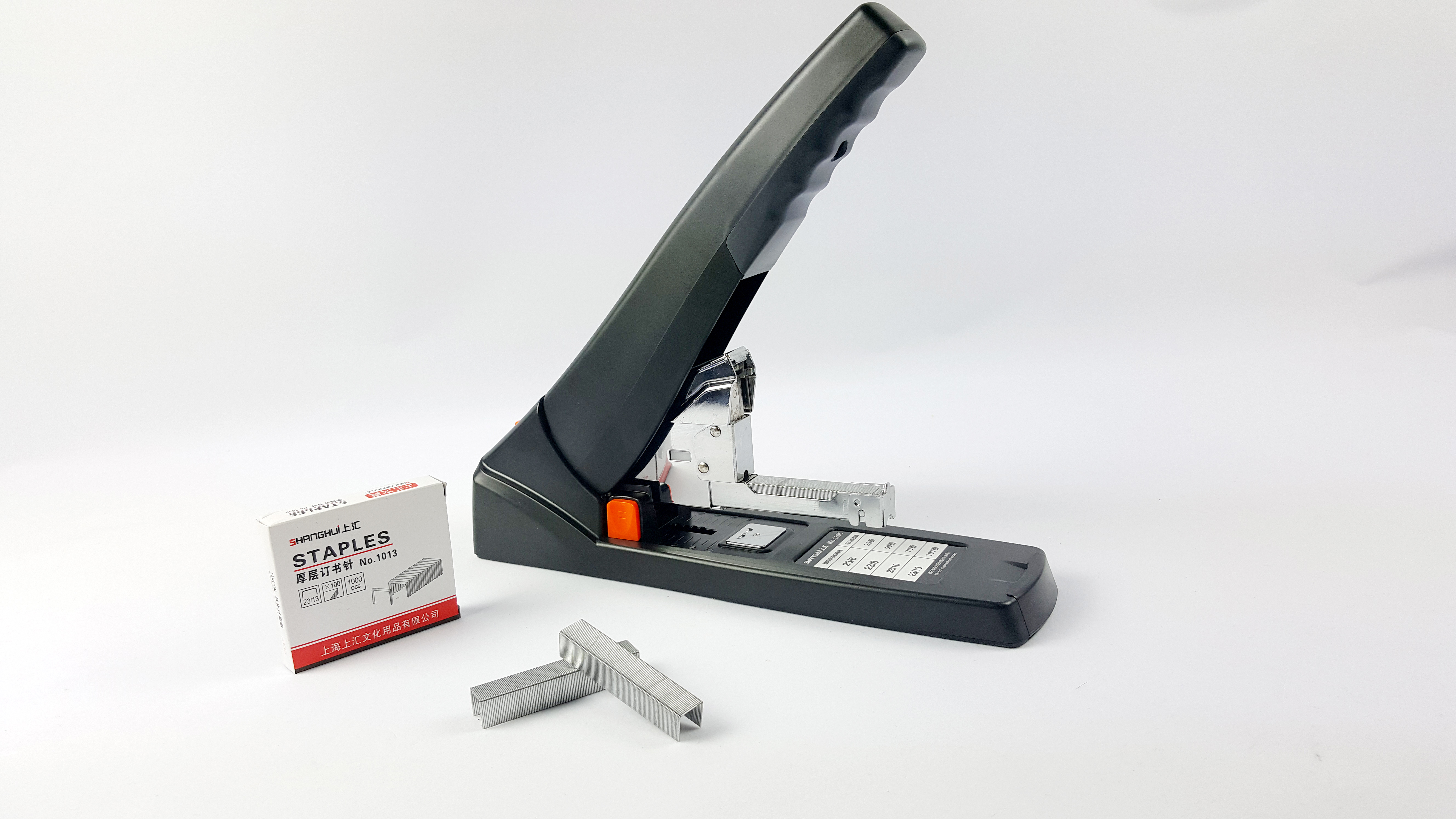 厚层省力订书机重型订书机装订机24/6统一订书机STAPLER订书针机细节图