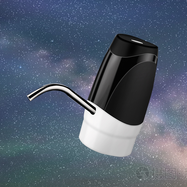 2019新型直销抽水器 USB无线桶装水抽水器 流浪纹一键出水爆款细节图