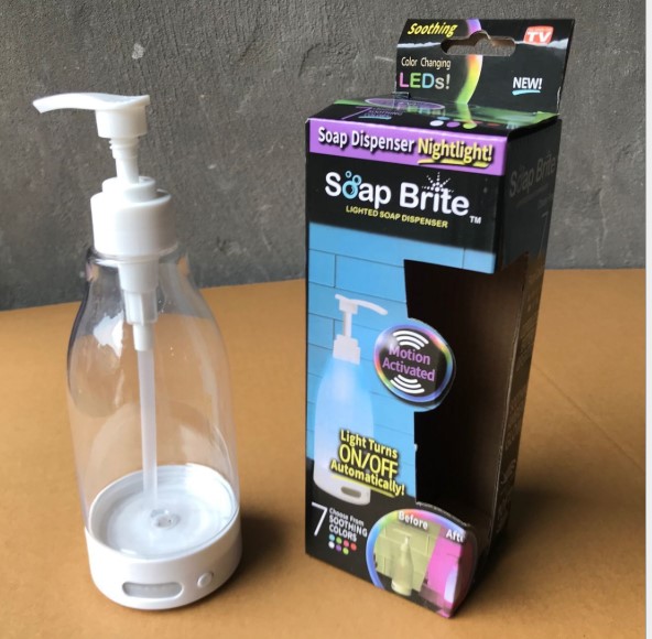 发光洗手液分配器 Soap Brite夜灯感应皂液器 肥皂分配器产品图