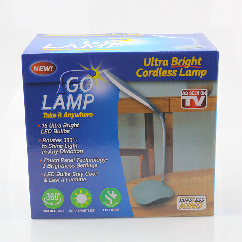 Creative charging desk lamp, touch-dimmed with three light Settings for learning and reading, bedside desk lamp for the bedroom
