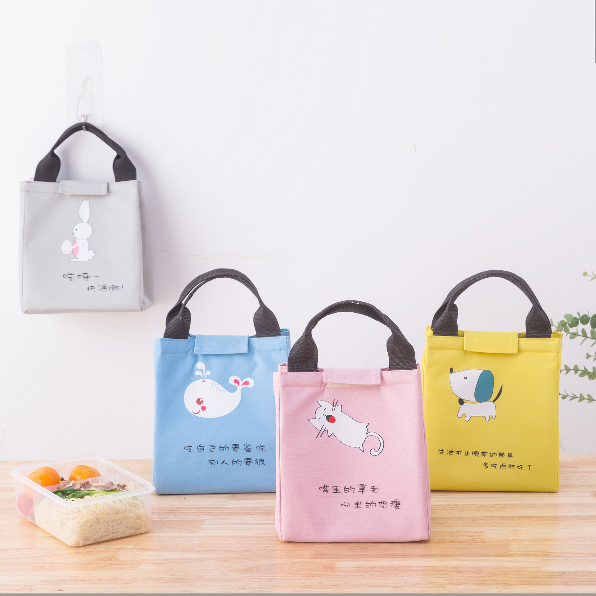 Explosive Picnic Thermal Ice Bag Takeaway Thermal Ice Bag Oxford Cloth Aluminum Foil Thermal Bag Bento Bag Storage Box