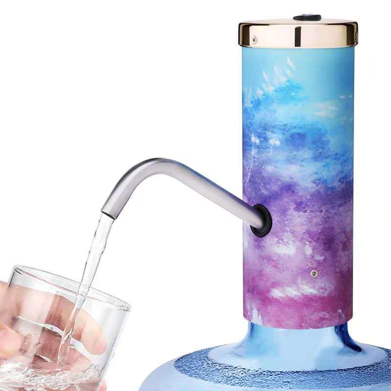 童锁设计桶装水电动抽水器电动饮水机户外家用便携式取水器
