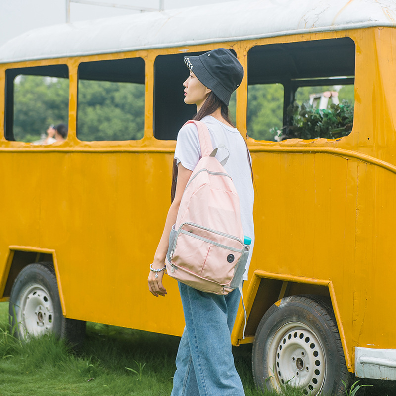 2019 new dual-purpose backpack, waterproof folding backpack, multi-functional backpack, student schoolbag, backpack