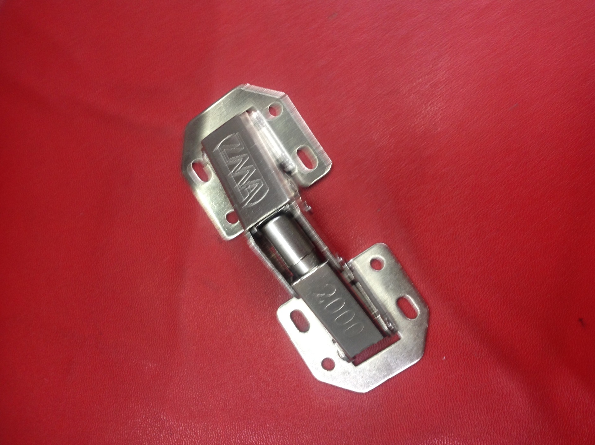 Iron hydraulic flat frog damping cabinet hinge hinge