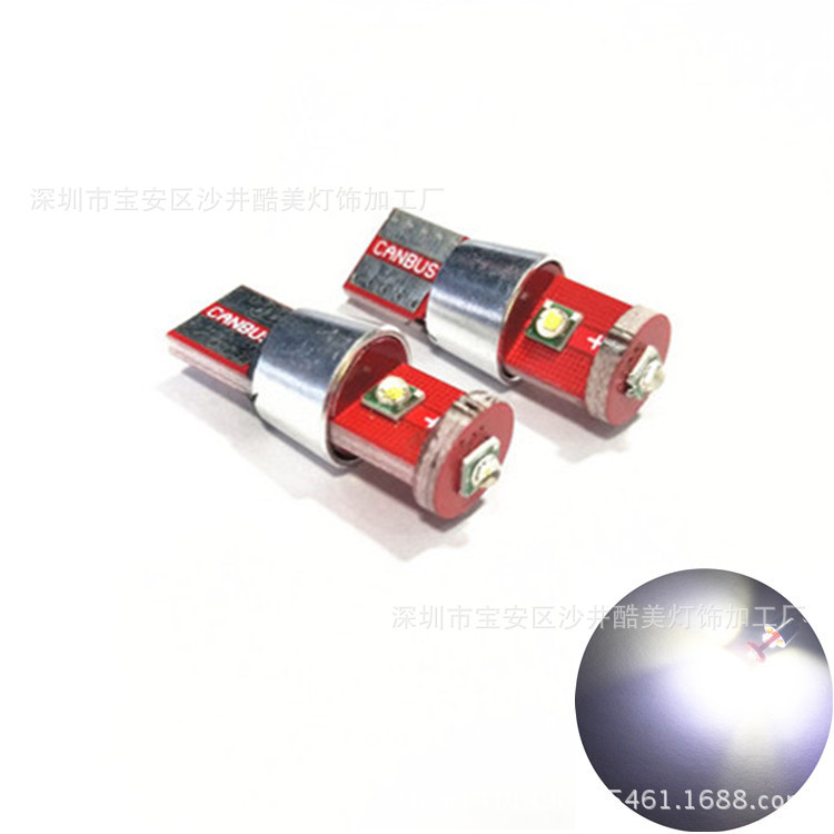 厂家直销T10 大功率15W CREE3SMD示宽灯仪表灯牌照灯汽车LED3535