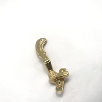 Top grade window handle aluminum alloy window handle with gold plated tail