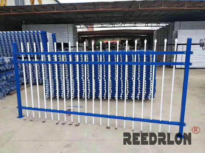 Redlong zinc steel guardrail, zinc steel fence details Picture