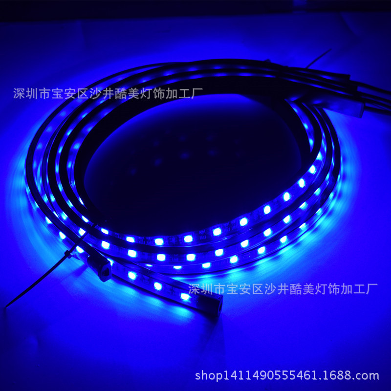 Export Explosion Of Colorful Wireless Remote Control Music Voice Control Light Atmosphere Light Car Chassis Light 60*90Cm Application Scenario