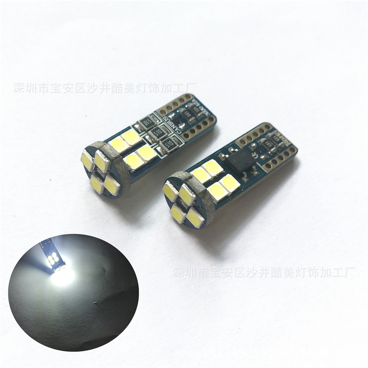 新款T10-3030-12SMD高亮解码 阅读灯车门灯 T10示宽灯恒流带解码