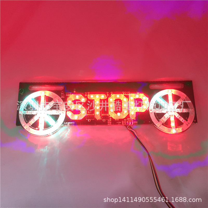 Motorcycle Modification Accessories License Plate Light Led Flash Brake Light Taillight Horizon Electric Vehicle Anti-Collision Light Fog Application Scenario