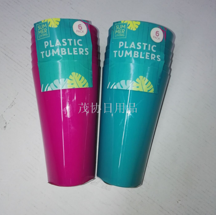 6 - piece set of small water cup plastic mouthpiece mini cup