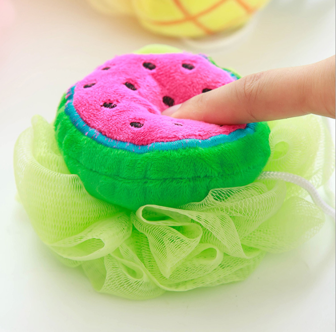 花洒/洁具/卡通沐浴手套/搓澡/树脂卫浴套件产品图