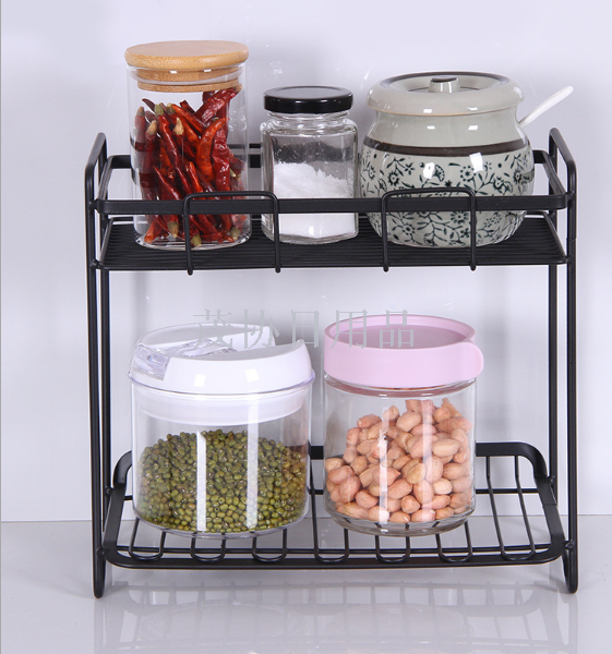 Tianyi metal bathroom shelf toilet wall hanging wall paste kitchen storage supplies home wholesale