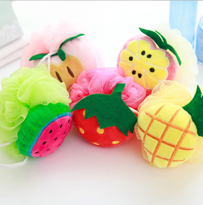 花洒/洁具/卡通沐浴手套/搓澡/树脂卫浴套件细节图