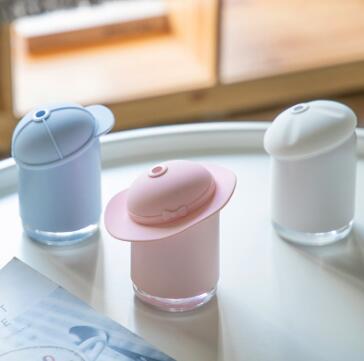USB趣帽加湿器 迷你车载补水加湿器 办公桌卧室静音加湿