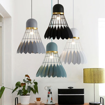 Modern LED creative personality study bar table lamp simple modern iron art household restaurant lamps