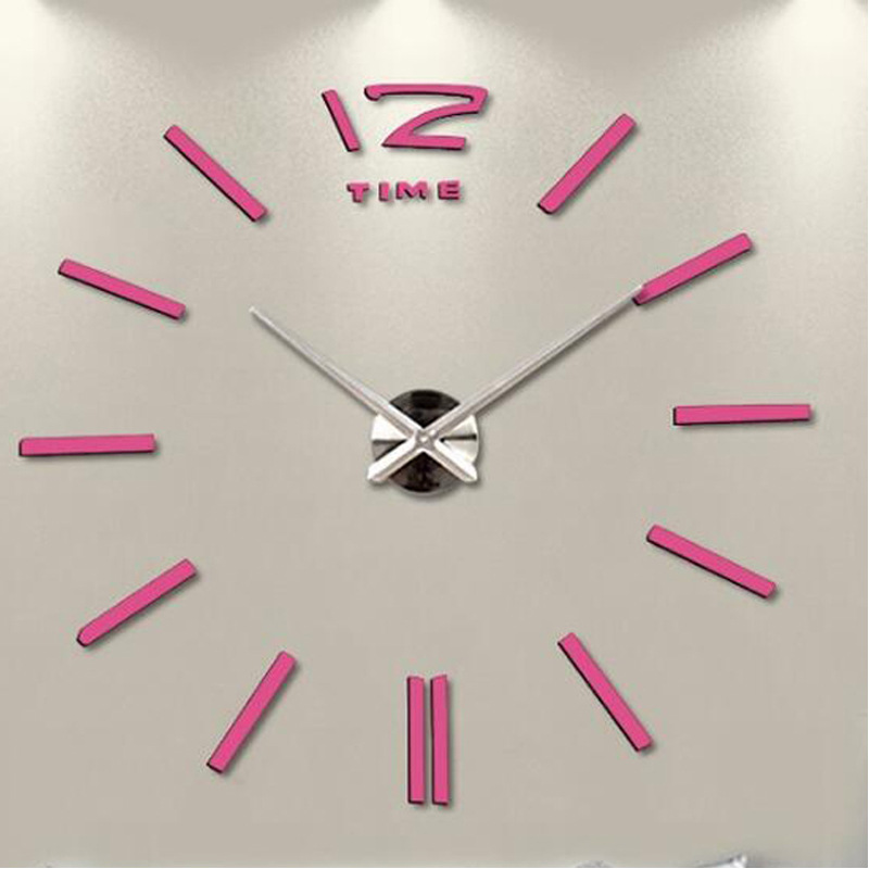 Factory direct sales, popular export DIY clocks, decorative clocks, wall stickers clocks, fashionable silent wall clocks, wholesale of clocks in Yiwu details Picture