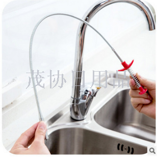 Kitchen drain unclogging tool, spring pipe unclogging tool, household hair cleaner Specification image