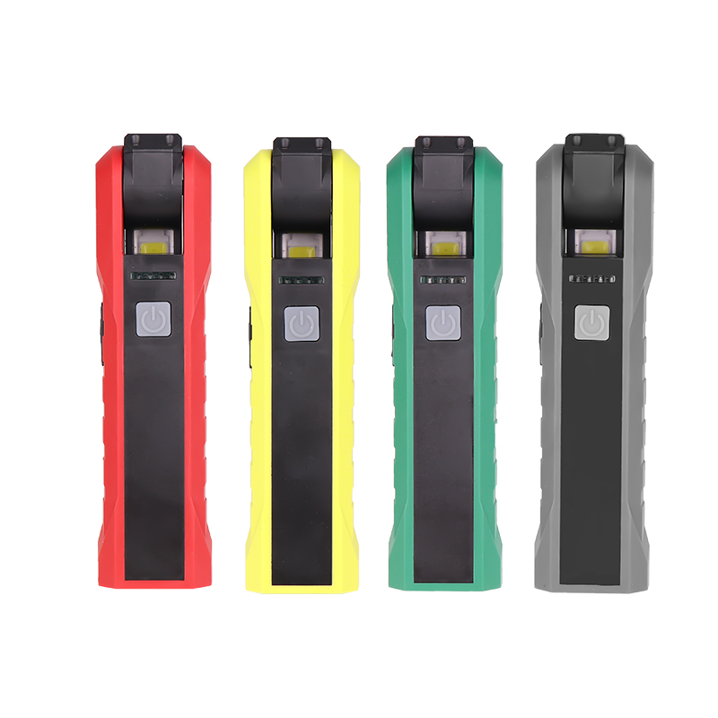 Crossover nuevo LED+COB luz brillante linterna interna batería USB recargable plegable envolvimiento luz brillante luz de trabajo Item Picture
