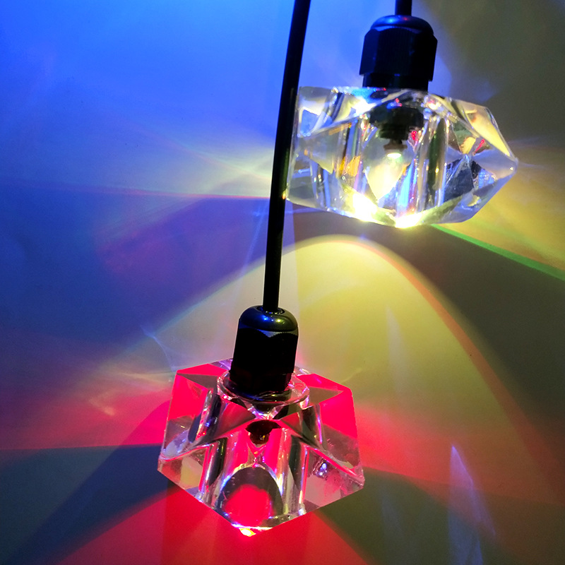 Led diamond lamp Tiktok wedding star pavilion Outdoor landscape park decorated diamond chandelier