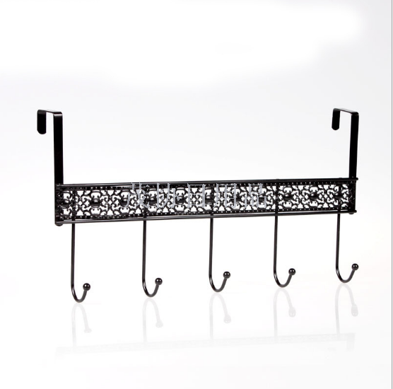 Metal door hooks, ironwork, seamless nail free creative kitchen storage door back hangers