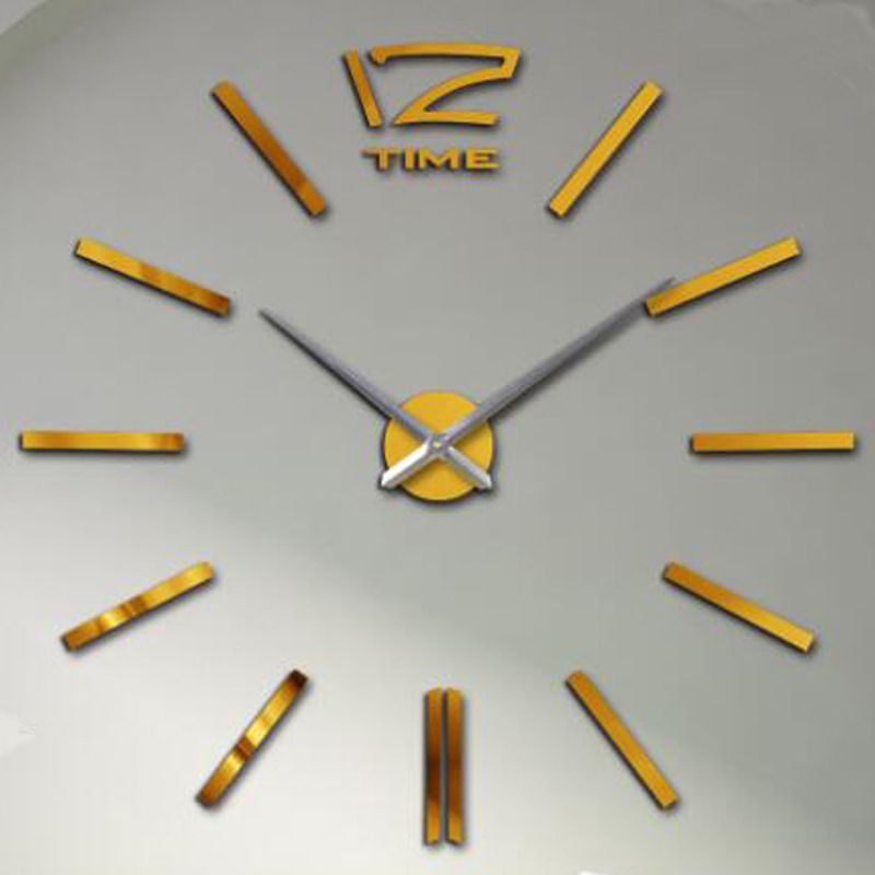Factory direct sales, popular export DIY clocks, decorative clocks, wall stickers clocks, fashionable silent wall clocks, wholesale of clocks in Yiwu Specification image